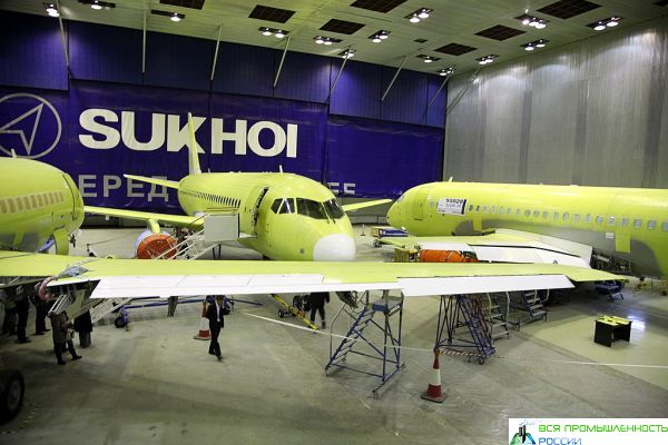 Производство Sukhoi Superjet